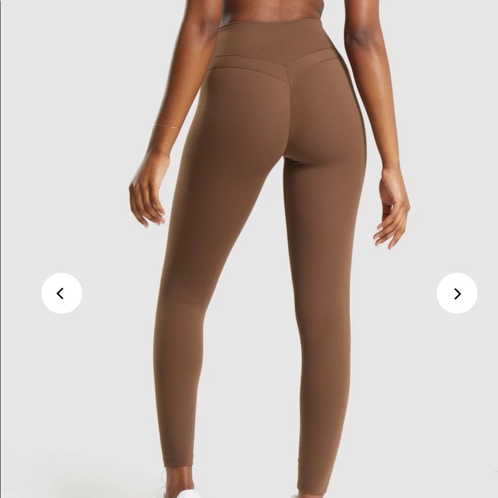 NEW Whitney Simmons Dandelion Brown High Rise Leggings